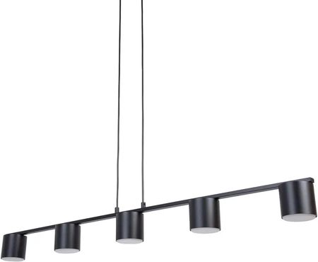 Sigma Żyrandol Metalowy Mila 5 Do Salonu Tubki Czarne (41345)