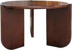 Cudnemeble Okr�g�y Stolik 75cm Z Akacji W Kolorze Walnut