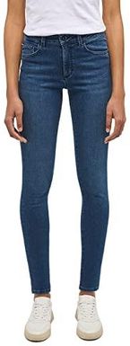 MUSTANG Damskie dżinsy Shelby Skinny 782, 28 W / 30 L, niebieski (mittelblau) 782, 28W / 30L