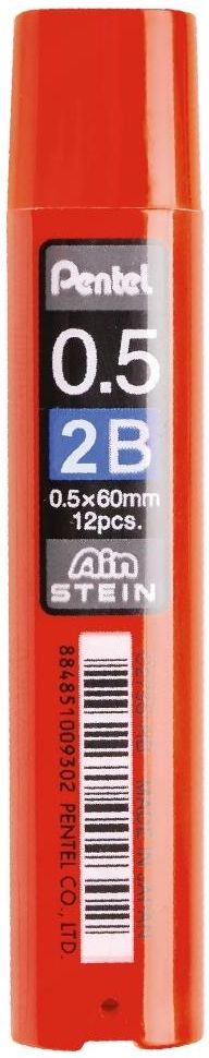 Pentel Ain - Mine Di Ricarica 0,5 Mm, 2H