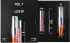 Zdjęcie Kiko Milano Unmissable Make Up Set zestaw tusz do rzęs 12ml + wodoodporny eyeliner 4.5ml + matowa pomadka w płynie 4ml - Gniew