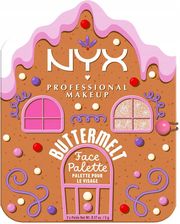 Zdjęcie Nyx Professional Makeup Gingerbaddie Land Buttermelt paleta rozświetlaczy i róży do policzków odcień Light/Medium 1szt. - Prabuty