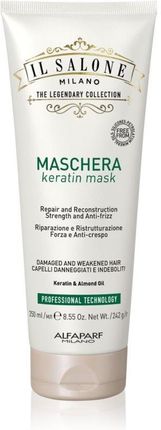 Alfaparf Milano Il Salone Keratin Maseczka Regenerująca Do Włosów Zniszczonych 250ml
