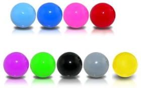 Piercing4U Akrylowa Kulka Do Kolczyków Na Gwint 1.2mm A28 Niebieski