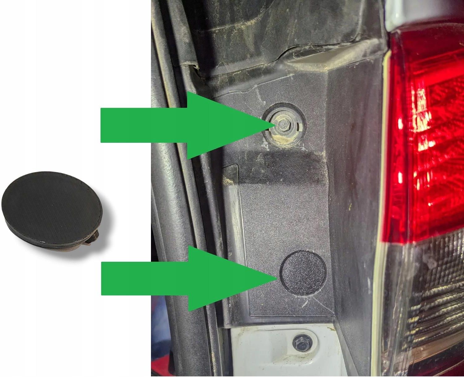 4x ZAŚLEPKA ŚRUBY LAMPY TYLNEJ Kuga / Escape / Mondeo / Fusion ...