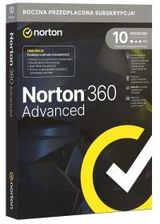 Zdjęcie Norton 360 Advanced 200GB 10 Urządzeń/1 Rok BOX (21466473) - Supraśl