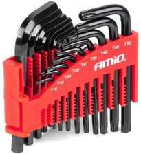 Zdjęcie Amio Klucze Imbus Hex Torx Crv Imbusy Zestaw Czarne 22S - Osiek