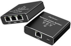 Zdjęcie Qoltec Splitter Ethernet mini 4 porty (52294) - Kargowa