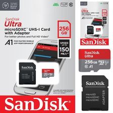 Zdjęcie Sandisk Karta pamięci Ultra Plus microSDXC 256GB + Adapter - Tarnobrzeg