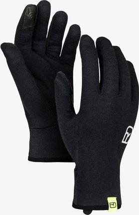 Rękawiczki wełniane Ortovox 185 Rock'N'Wool Glove Liner - black raven