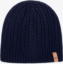 Zdjęcie Czapka męska z mieszanki wiskozy, poliestru i nylonu granatowa - Sulejówek