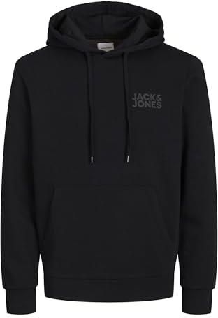 Felpa Con Cappuccio Uomo JACK & JONES Jjecorp Logo Sweat Zip - Chiusura Lampo, Tasche, Cotone, Taglio Normale