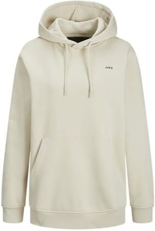 Jack & Jones Essentials logo hoodie in grey melange