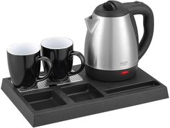 Zdjęcie Adler Zestaw Powitalny Hotelcomfort: Czajnik Ad 1354 1,2L, Taca I 2 Kubki - Brzeg
