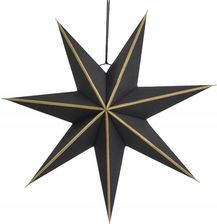 Zdjęcie MICA Gwiazda dekoracyjna Papierowa 60 cm Czarny - Warszawa