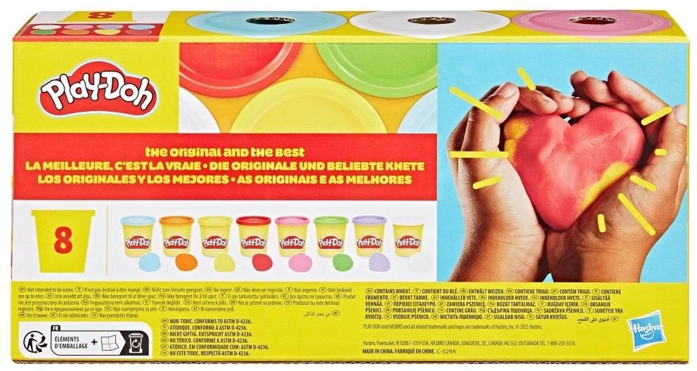 Hasbro Play Doh Ciastolina Zestaw 8 Tub Rainbow 8 Pack T czowe G0691 Hasbro Play Doh Ciastolina Zestaw 8 Tub Rainbow 8 Pack T czowe G0691