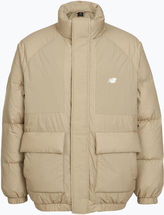 Kurtka puchowa męska New Balance NBX Academy Mix Down beige