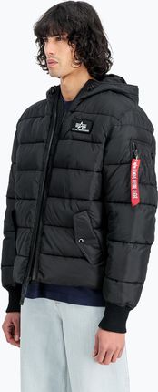 Kurtka męska Alpha Industries Hooded Puffer Faux Down black