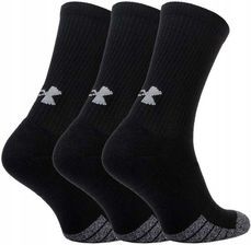 Zdjęcie Skarpety sportowe Under Armour Heatgear Crew 42/47 Czarne 3 pary - Łazy