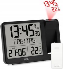 Ade Zegar Elektroniczny Z Projektorem 15,5x10,5x4cm Czarny (ADCK24061)