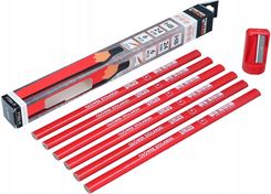 Zdjęcie Faster Tools Ołówek Stolarski Hb 24Cm 6Szt. Temperówka - Czersk