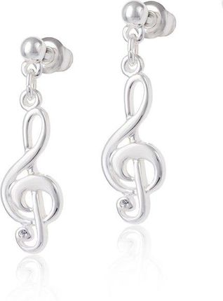 Colibra Kolczyki klucz wiolinowy z kolekcji Basic Chain Aria Martelle (P24/NUT/01AG) (P24NUT01AG)