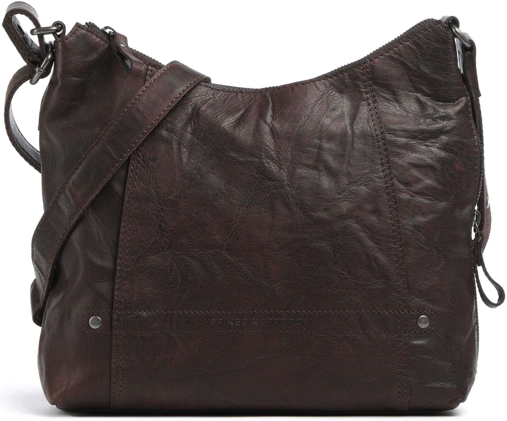 Spikes & Sparrow Bronco Alexi Bolso De Hombro Cuero Graneado