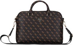 Zdjęcie TORBA GUESS NEW 4G ZIPPER POCKET         TRIANGLE LOGO 15 CZARNY - Zaklików