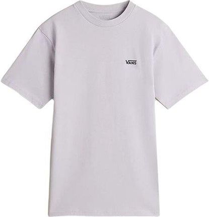 women’s short sleeve t-shirt vans left chest logo em eveni ng haze pink (s) - s64184437