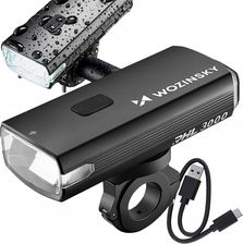 Zdjęcie Wozinsky Mocna Lampka Rowerowa Przednia 3000 Lm Światło Led Przód Latarka Powerbank - Wrocław