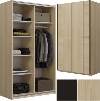 Helvetia Szafa Przesuwna Cube 64 120 2D Dąb Lindberg