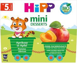 Zdjęcie Hipp Mini Deser Bio Jabłko Morela Po 5 Miesiącu 4X100G - Sulejów