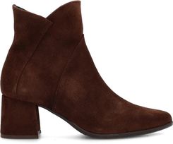 Zdjęcie Zamszowe botki na niskim obcasie - KOTYL 4731 CZEKOLADOWE - Olesno