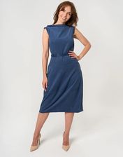 Zdjęcie Granatowa sukienka ze sztruksu - Wolbrom