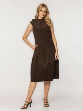 Zdjęcie Brązowa sukienka ze sztruksu - Andrychów