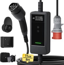 Zdjęcie Przenośna ładowarka wallbox dé auta EV 11kW Typ 2 na siłę 16A 8m - Opalenica