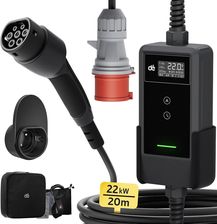 Zdjęcie Przenośna ładowarka wallbox dé auta EV 22kW Typ 2 na siłę 32A 20m - Wielichowo