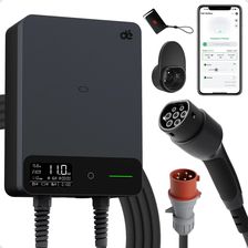 Zdjęcie Stacjonarna ładowarka wallbox dé auta EV 11kW na siłę z kablem typ 2 5m - Rakoniewice