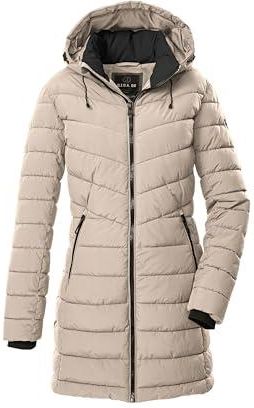 G.I.G.A. DX Parka Da Donna In Misto Lana Con Cappuccio, Giacca Antivento A Zip 2 Vie, Colore Melange, Roshana