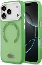 Zdjęcie Lacoste Etui Shockproof Transparent Frosted Magsafe Do Iphone 17 Pro Zielon - Tychy