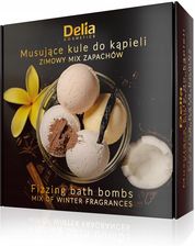 Zdjęcie Delia Cosmetics Fizzing Bath Bombs Winter Mix Zestaw Upominkowy Do Kąpieli 4X100G - Sułkowice