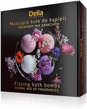 Zdjęcie Delia Cosmetics Fizzing Bath Bombs Floral Mix Zestaw Upominkowy Do Kąpieli 4X100G - Sułkowice