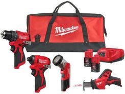 Zdjęcie Zestaw narzędzi aku. M12BLPP4A Milwaukee - 4933499693 - Trzebinia