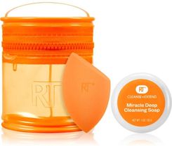 Zdjęcie Real Techniques Miracle Blend + Cleanse Set Gąbka do makijażu 1szt. - Warta
