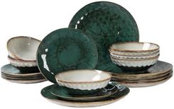 Zdjęcie Komplet Obiadowy Ombres Dla 6 Osób 18 Elem. Green Grey - Góra Kalwaria
