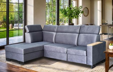 Narożnik Jarko Relax Elektrycznym Regulowane Zagłówki 260X170 Cm