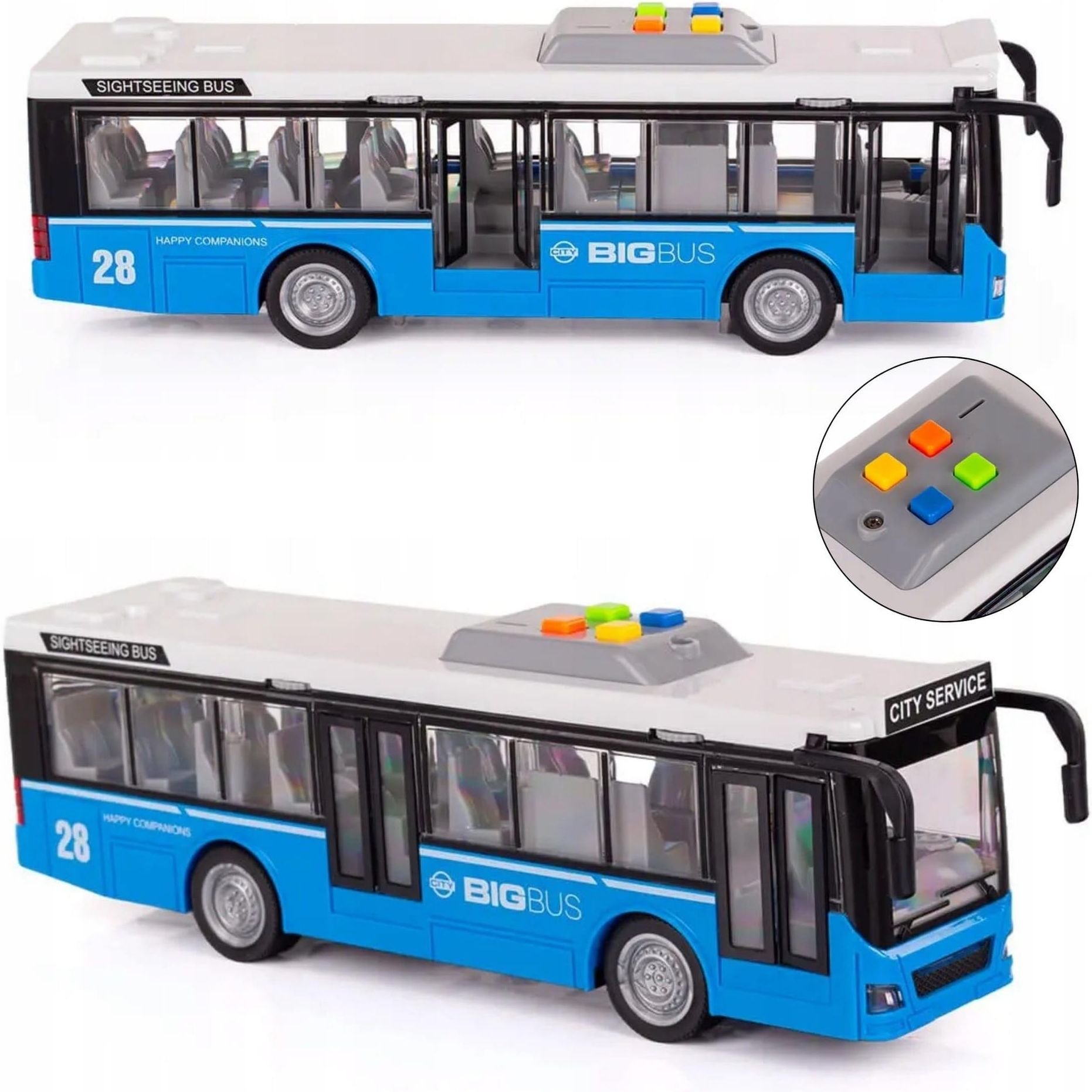 Woopie Autobus Miejski Interaktwny Elektryczny 1:16 - Ceny i opinie ...