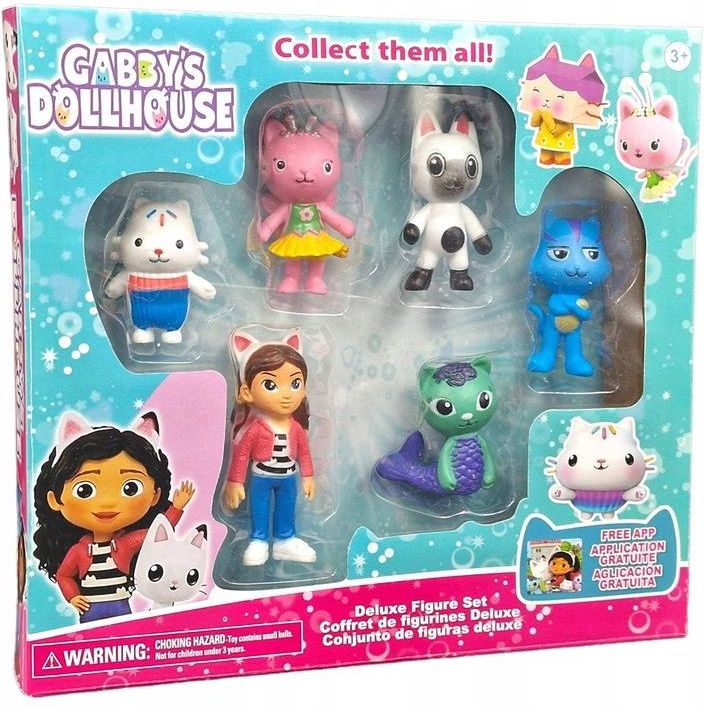 Koci Domek Gabi Figurka Kotki Z Bajki Zestaw Artystyczny 6Szt. - Ceny i ...