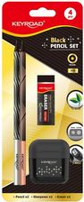 Zdjęcie Keyroad Keyroad Zestaw Szkolny Black Pencil Set Czarny Blister - Stęszew