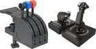 Logitech Joystick G Saitek Pro Flight Throttle Quadrant (945-000015) + G X56 Hotas (945-000059)